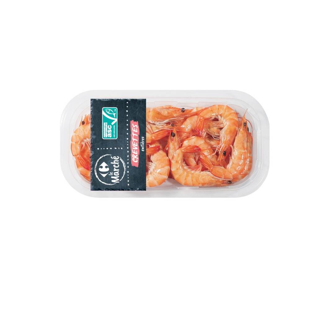 Carrefour Le Marché - Crevettes entières asc