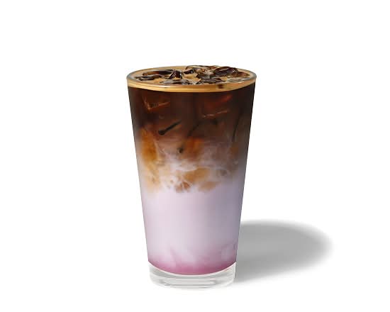 Iced Ube Vanilla Flavour Macchiato