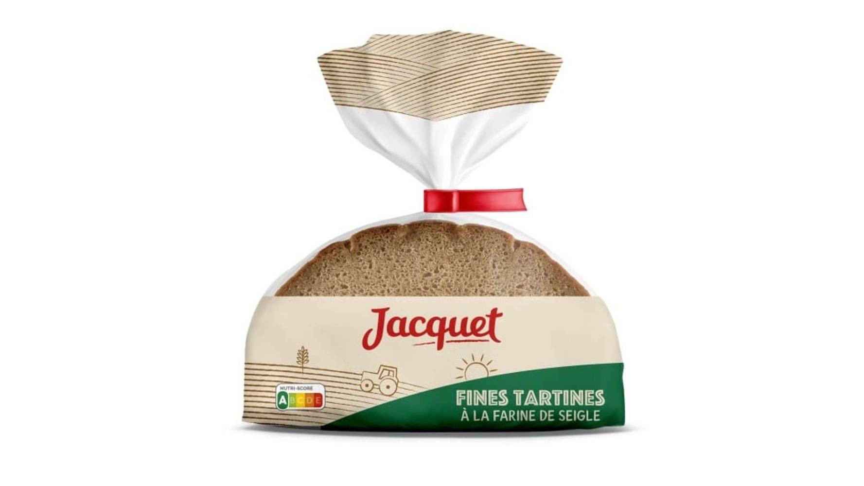 Jacquet - Pain de campagne fines tartines à la farine de seigle (9 pièces)