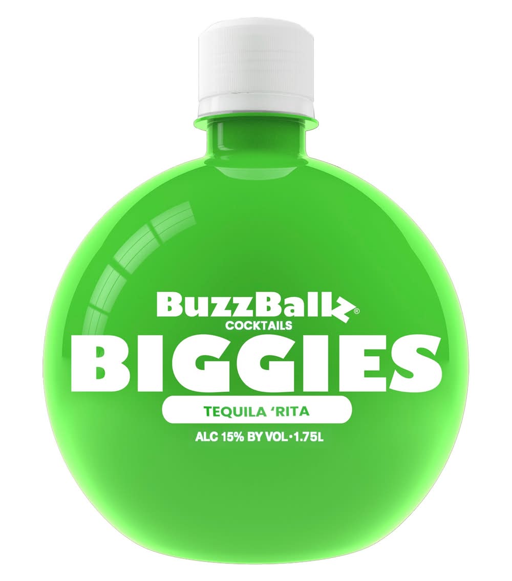 BuzzBallz Biggies Ready To Drink Cocktail, Tequila 'Rita (1.75 L)