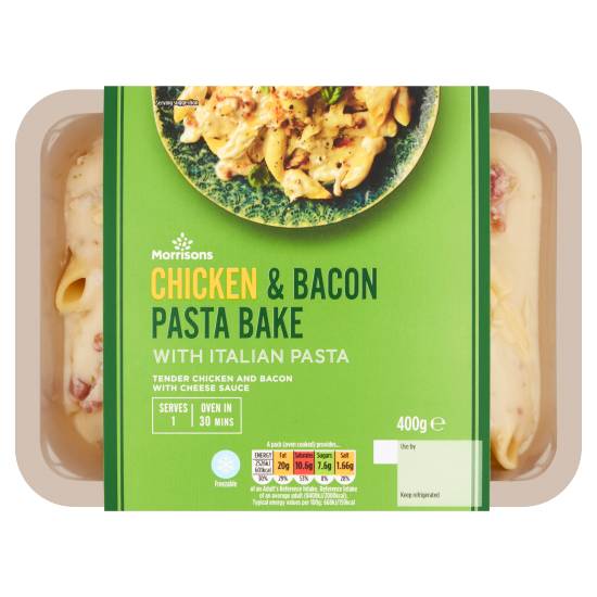 Morrisons Chicken & Bacon Pasta Bake (400g)