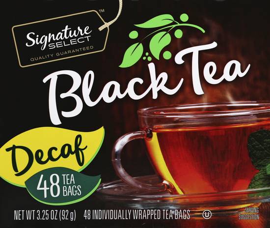 Signature Select Black Decaf Tea (48 tea bags)