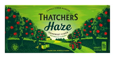 Thatchers Haze Somerset Cider (10 x 440ml)