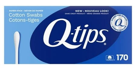 Q-tips Cotton Swabs (170 ct)