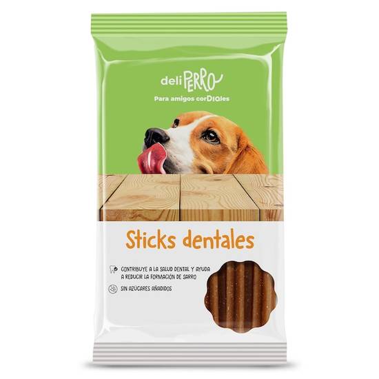 Sticks Dentales para Perros Deliperro Bolsa (180 g)