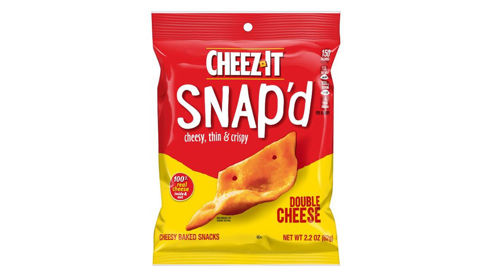 Cheez-It Snap'd Double Cheese Crackers