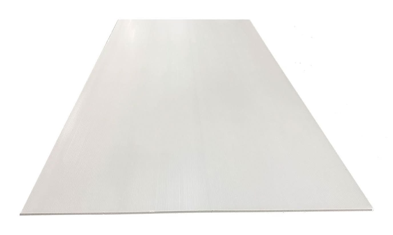 Tunnelcore 1200 x 900 x 3mm White Double Wall PP Flute Board
