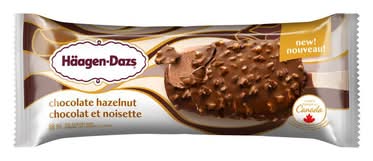 Häagen-Dazs Crème Glacée À Saveur De Chocolate Et Noisette 88 Ml / Häagen-Dazs Ice Cream Bar Chocolate Hazelnut 88 ml