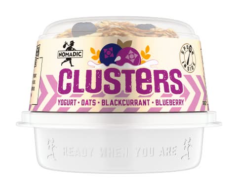 Nomadic Blackcurrant & Blueberry, Yogurt and Oat Clusters (169g)