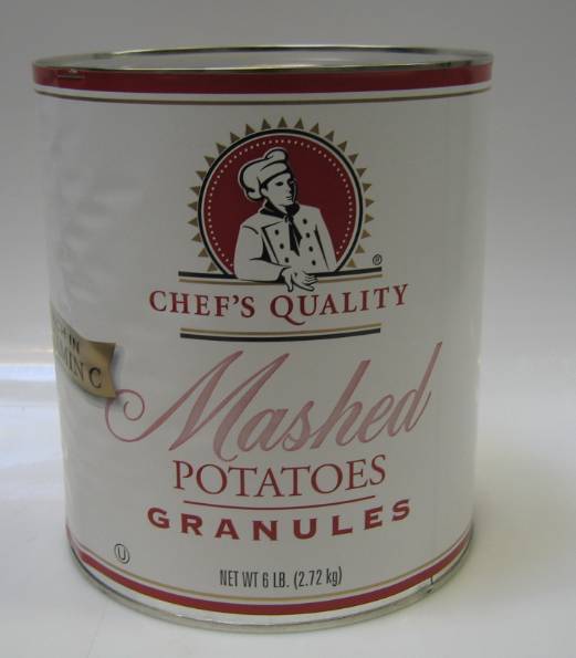 Chef's Quality - Mashed Potato Granules - #10 cans