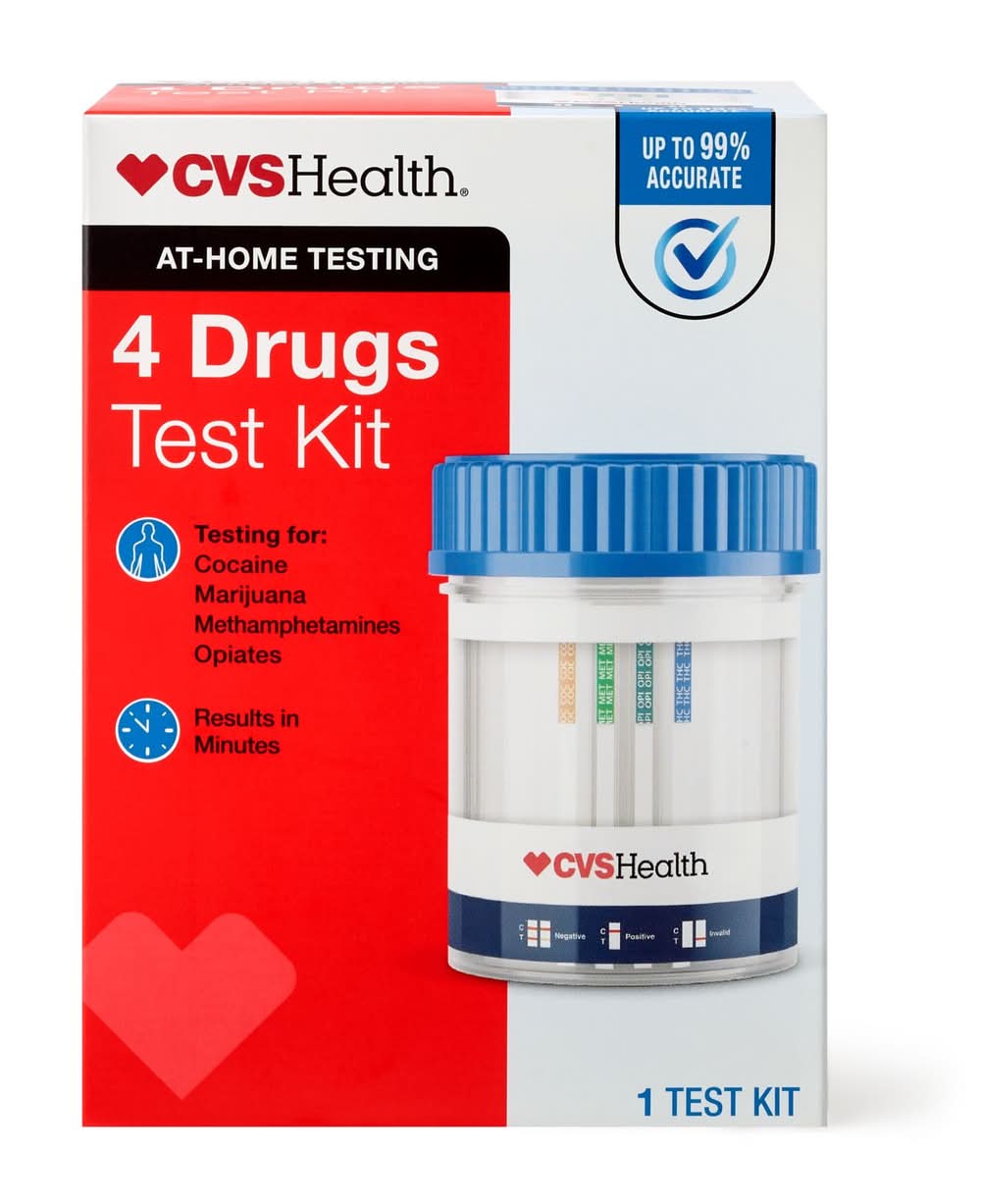 DrugConfirm 4 Drugs Tested Home Test Box