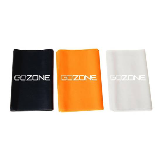 Gozone Looped Resistance Bands Black Combo (3 units)
