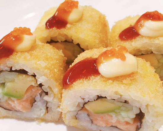 Salmon Crunch Roll (4PCS)