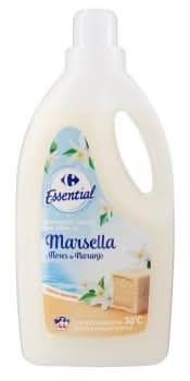 Detergente líquido marsella y flores de naranjo Essential Carrefour 44 lavados.