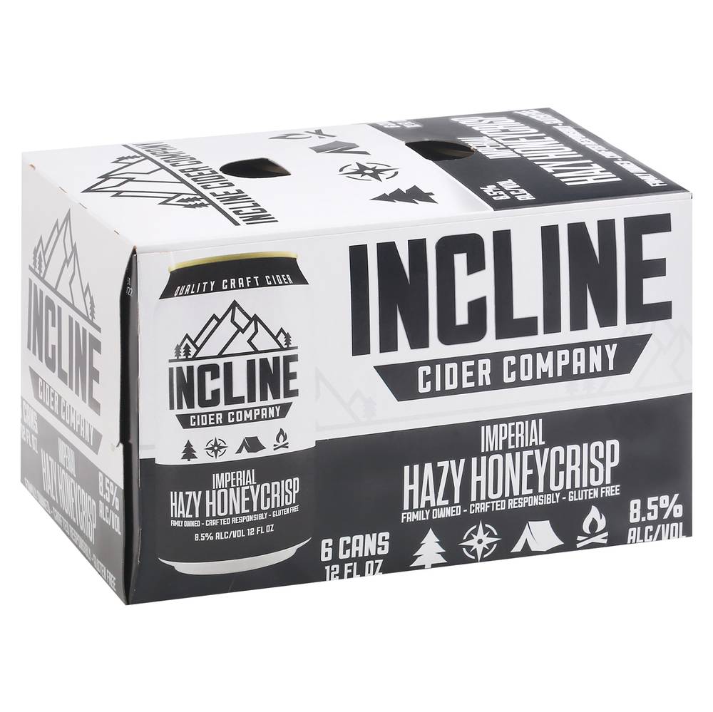 Incline Cider Company Imperial Hazy Honeycrisp Craft Cider (6 x 12 fl oz)