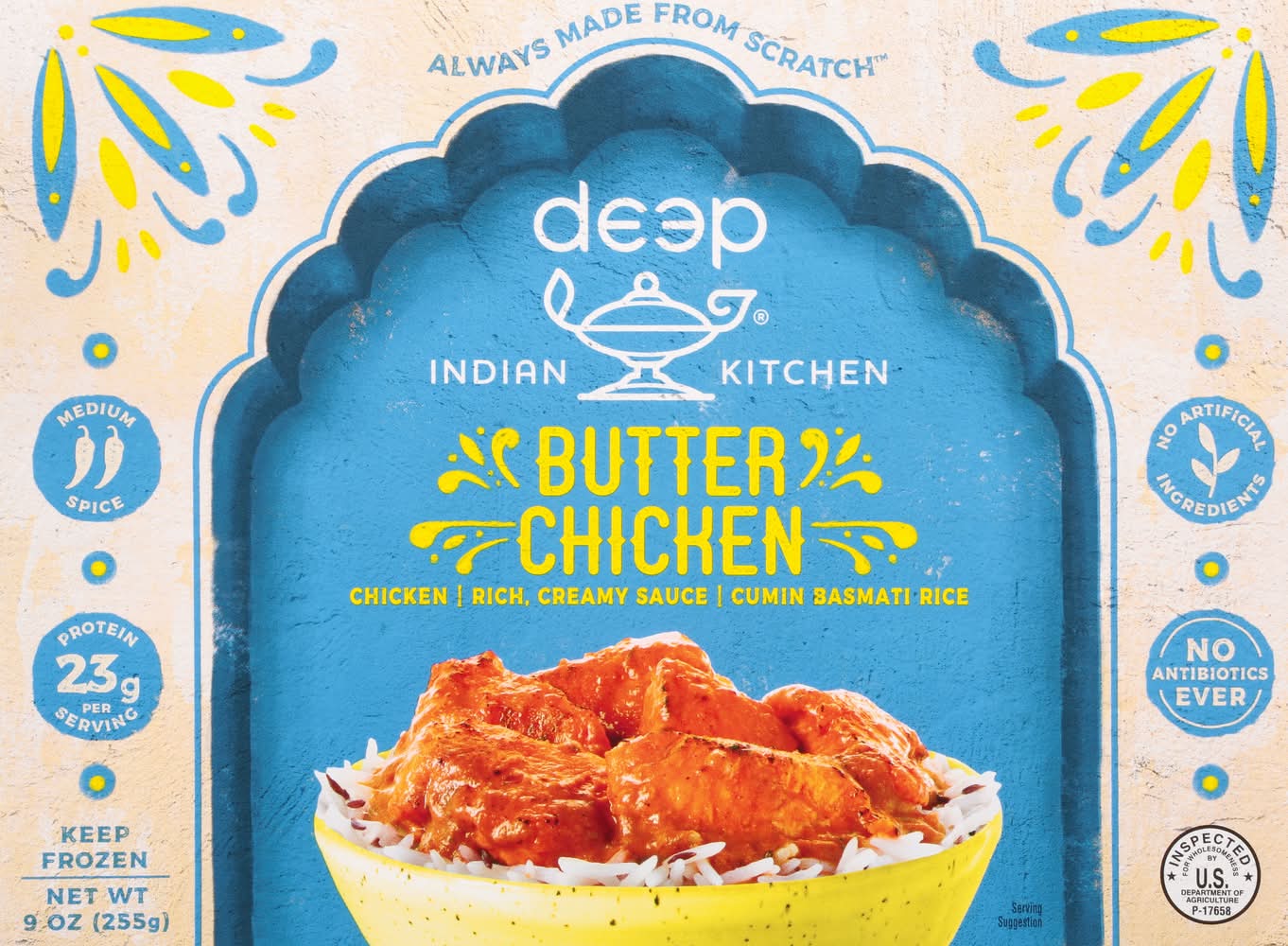 Deep Indian Kitchen Medium Spice Butter Chicken (9 oz)