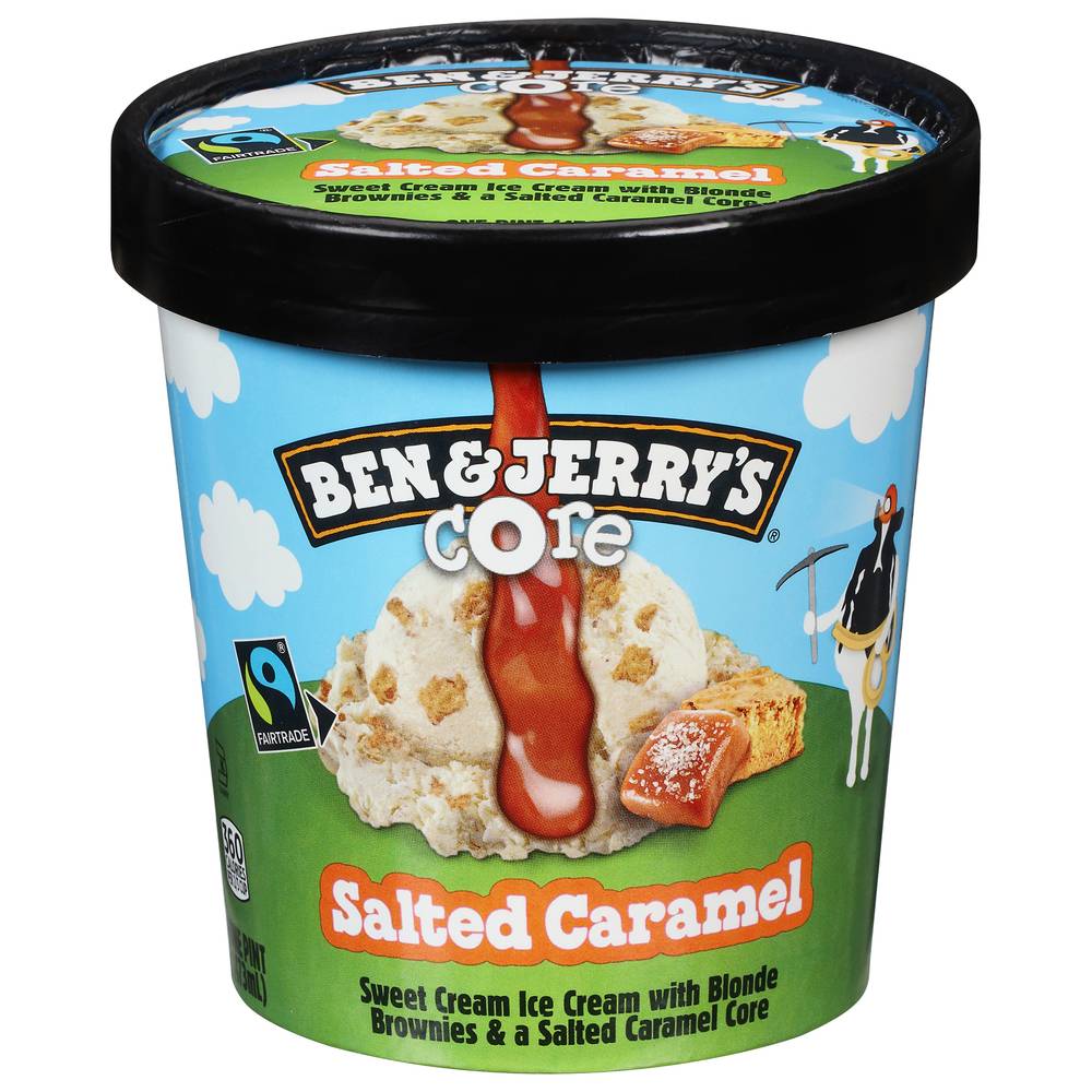 Ben & Jerry's Core Ice Cream (salted caramel )