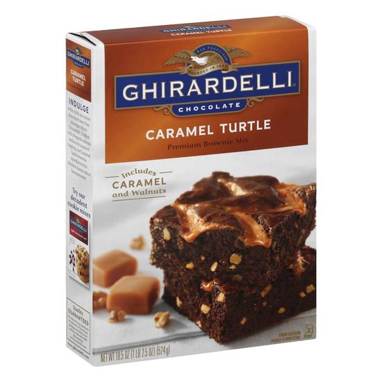 Ghirardelli Caramel Turtle Chocolate Premium Brownie Mix