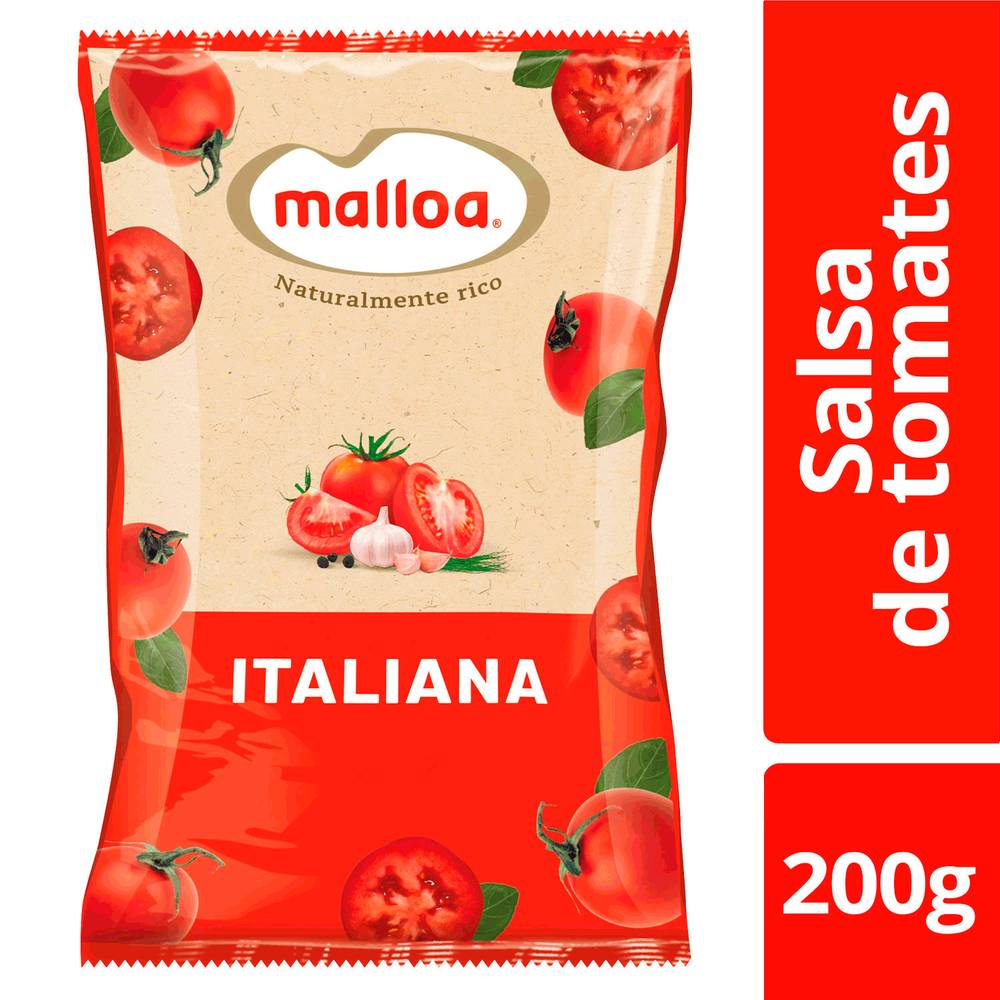 Malloa salsa de tomate italiana (200 g)