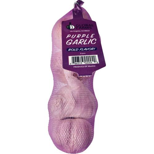 Global Farms Purple Garlic Bag (4 ct)