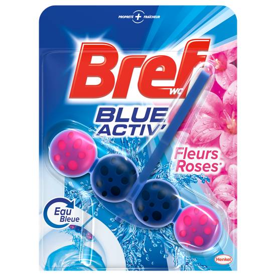 Bref Wc - Blue activ fleurs roses, Delivery Near You