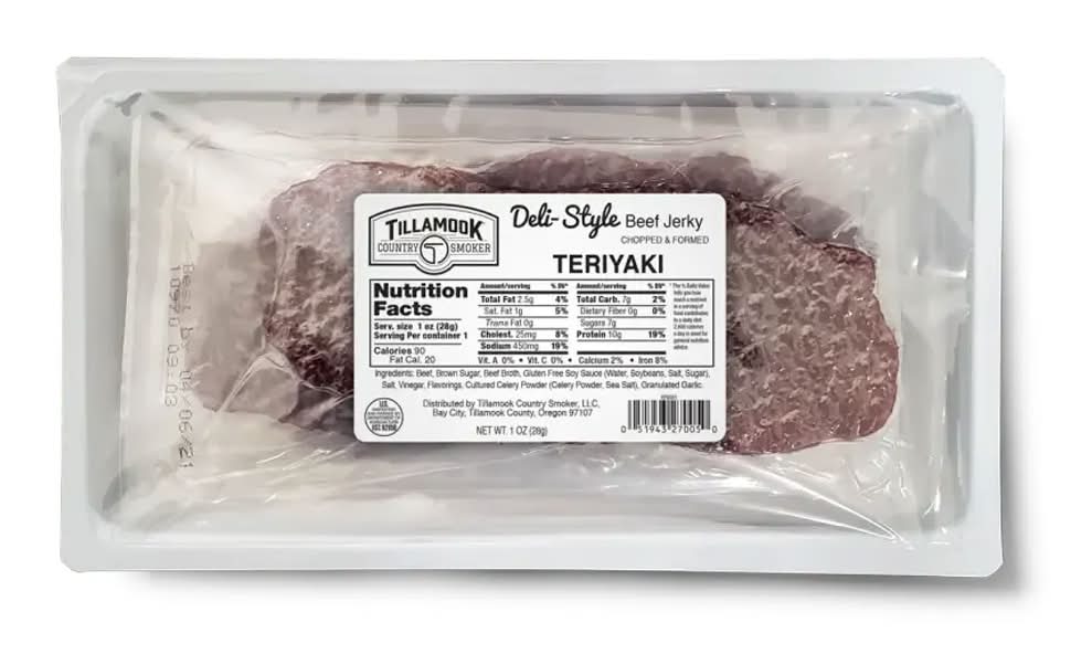 Tillamook Teriyaki Deli Style Jerky
