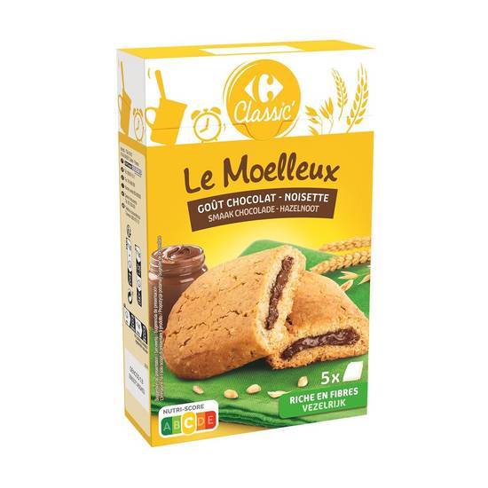 Carrefour Classic' - Le moelleux biscuits (chocolat - noisette)