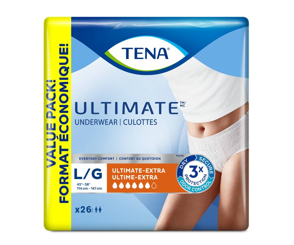 Tena sous vêtements pour incontinence (26 unités) (unisex/l)