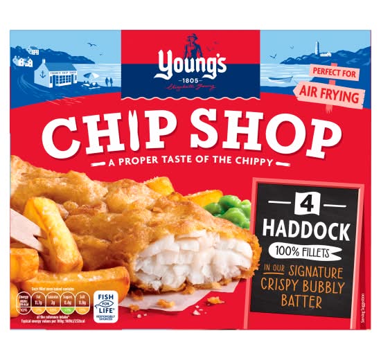Young's Chip Shop Haddock Fillets (400g)