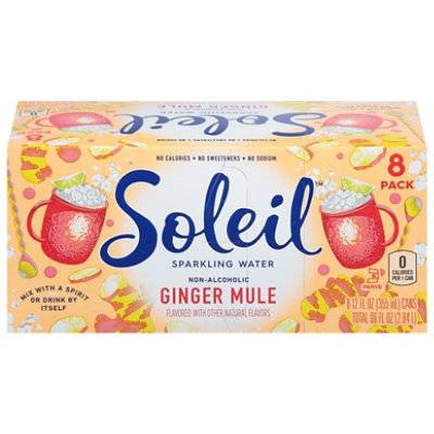 Soleil Water Sparkling Mule Ginger 8-12 Fz