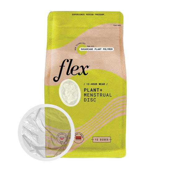Flex Plant+ Menstrual Disc, 12 CT