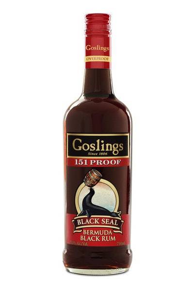 Goslings Black Seal Bermuda Black Rum 151 Proof (750 ml)