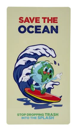 'Save The Ocean' Beach Towel 30in x 60in Save the Ocean