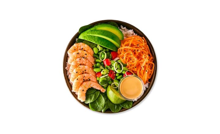 king prawn poké