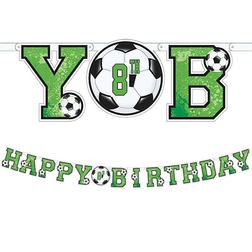 Goal Getter Soccer Birthday Banner Kit