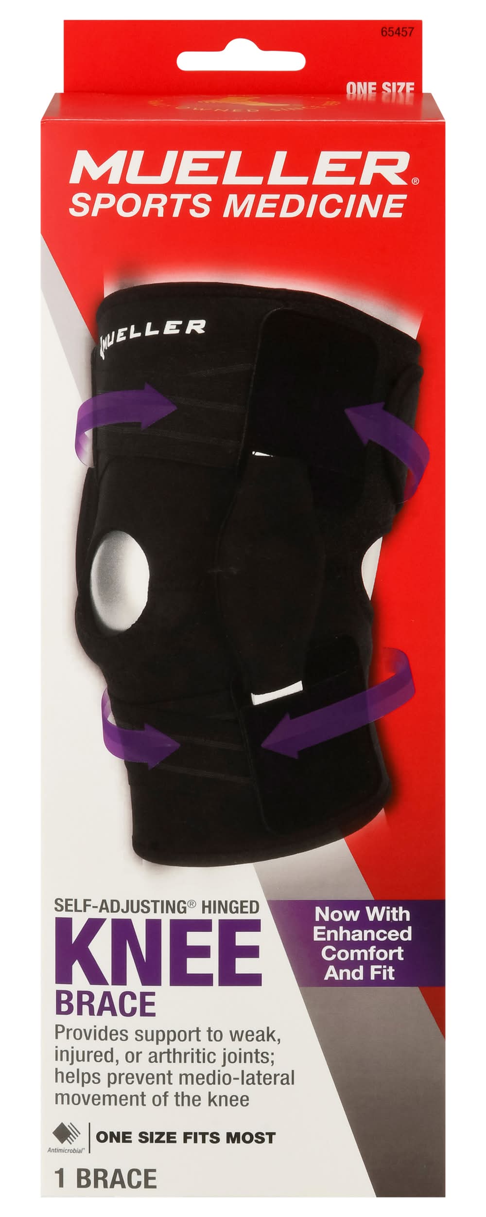 Mueller Self-Adjusting Hinged Knee Brace, OSFM