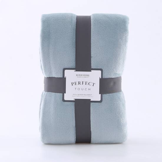 Berkshire Blanket & Home Co. Perfect Touch Stencil Full Queen (blue)