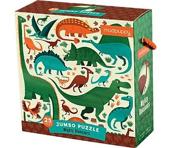 Mudpuppy Mighty Dinosaurs 25-Piece Jumbo Puzzle (9780735349940)