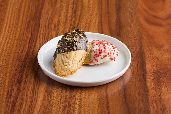 SEASONAL! Dipped Madeleine Cookies
