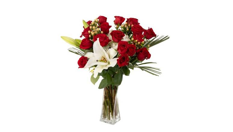 Bloom Haus™ 18Plus Regal Rose Arrangement - Red