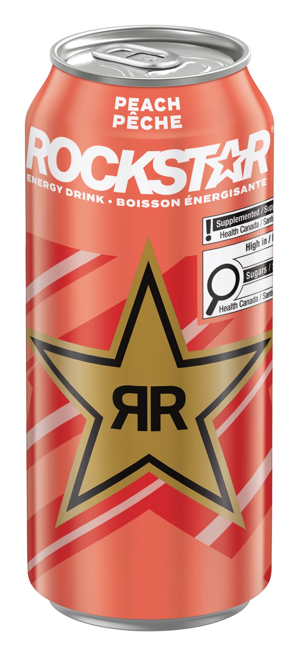Rockstar boisson énergisante (473 ml) (pêche) - rockstar punched energy drink, pêche (473 ml)