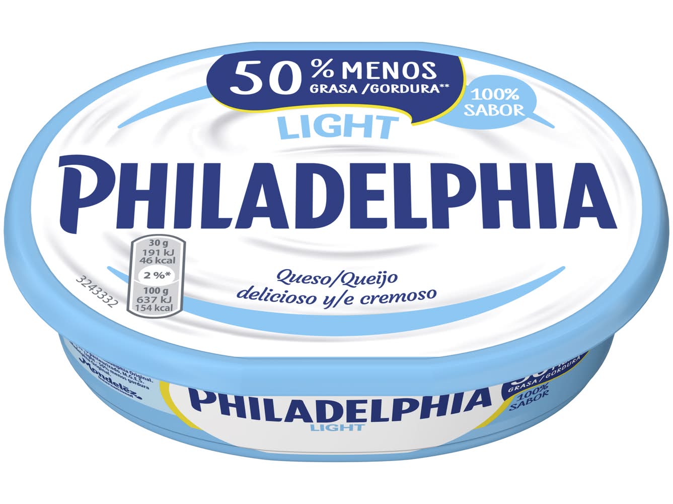 Queijo para Barrar Light Philadelphia (emb. 150 gr)