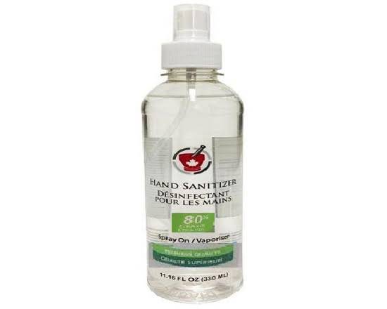 Hand Sanitizer Spray On 80% Alcohol (330 ml)