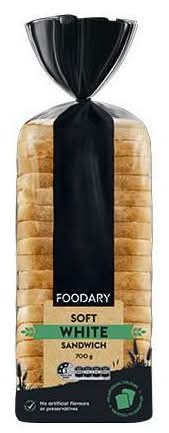 Foodary Soft White Sandwich Bread 700g