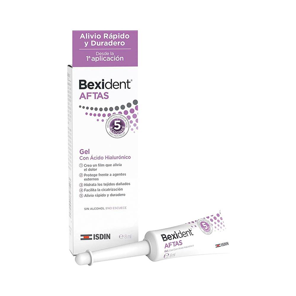 ISDIN · Bexident aftas gel con ácido hialurónico (8 ml)