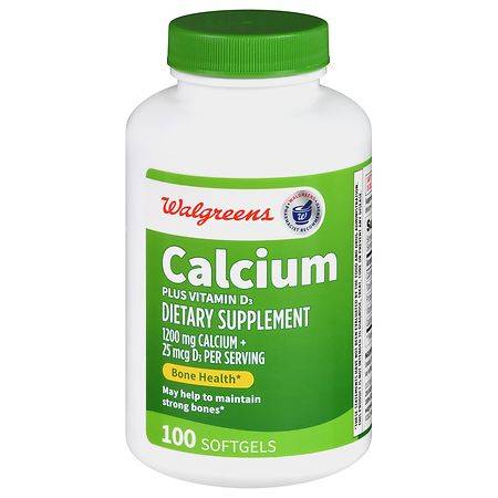 Walgreens Calcium Plus Vitamin D3 - (100.0 ct)