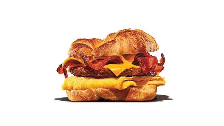 Double Croissan'wich with Sausage & Bacon