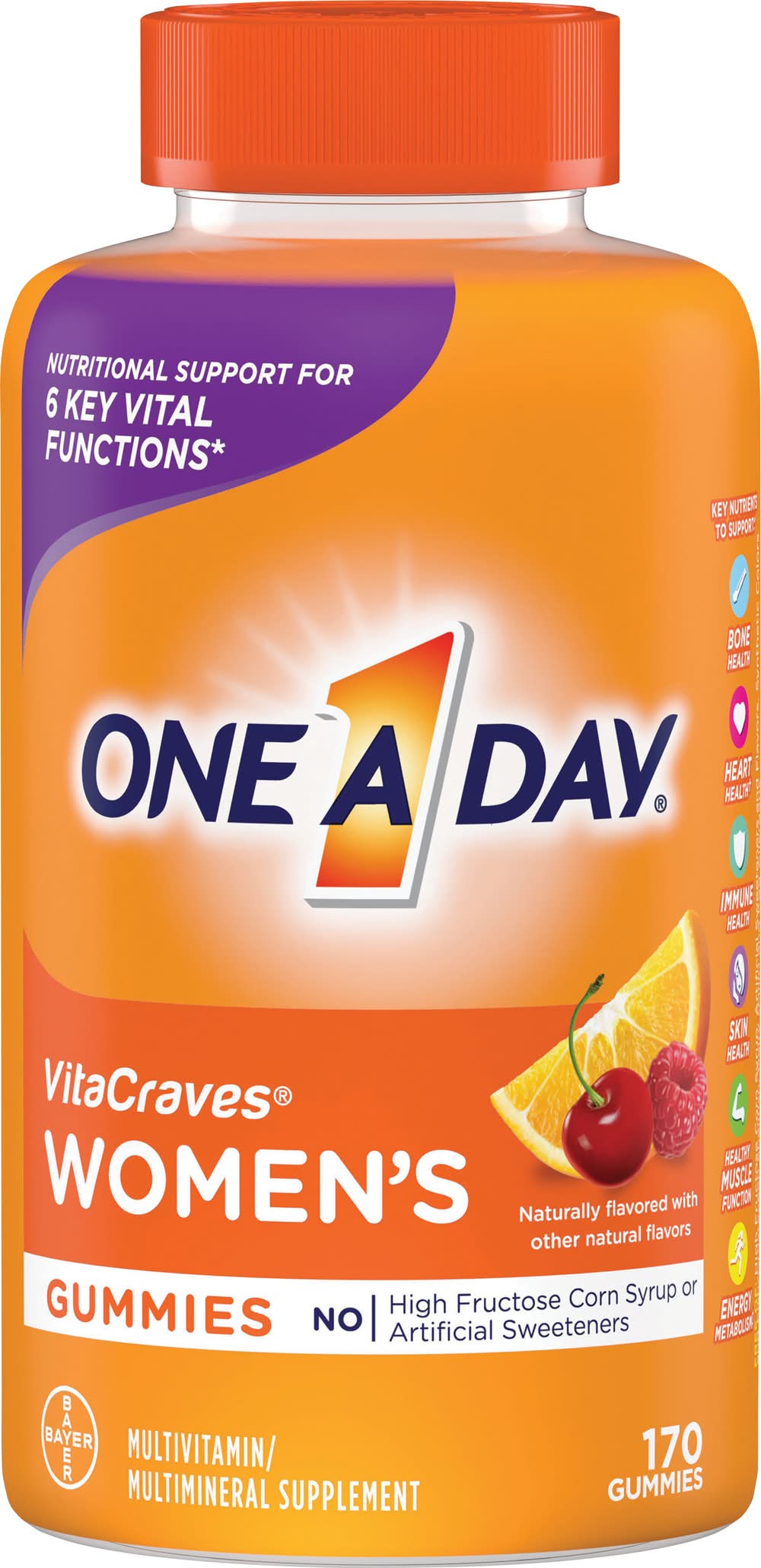 One A Day Women's Multivitamin Gummies (14.1 oz, 170 ct)