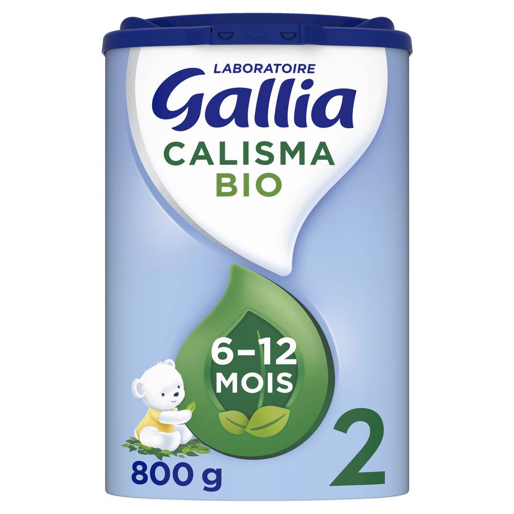 Laboratoire Gallia - Calisma lait bébé en poudre bio 2ème âge dès 6-12 mois