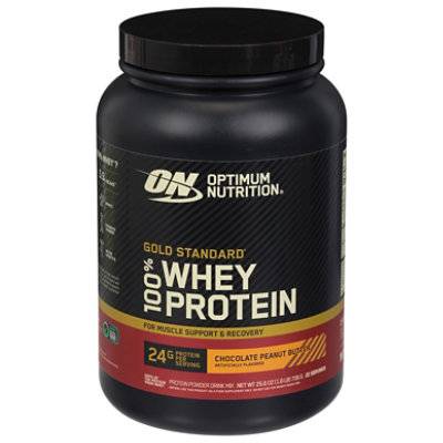 Optimum Nutrition Gold Standard 100% Whey Protein Powder, Chocolate Peanut Butter (24 fl oz)